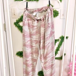 pink camo joggers